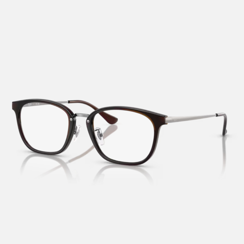【RayBan 雷朋】圓形金屬光學眼鏡(RX7247D-5392 51mm)