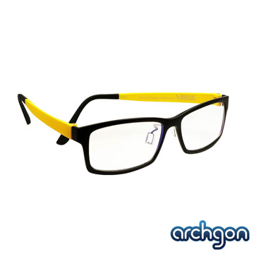 archgon亞齊慷 里約森巴風-鵝絨黃 濾藍光眼鏡 (GL-B107-Y)