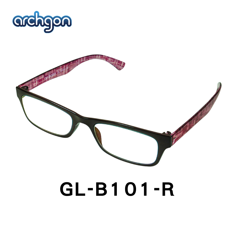 archgon亞齊慷 紐約都會風-時尚紅 濾藍光眼鏡 (GL-B101-R)