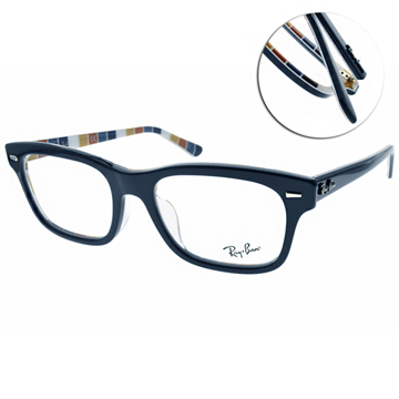 RAY BAN光學眼鏡 BURBANK 方框款 (藍)#RB5383F 8091-54mm