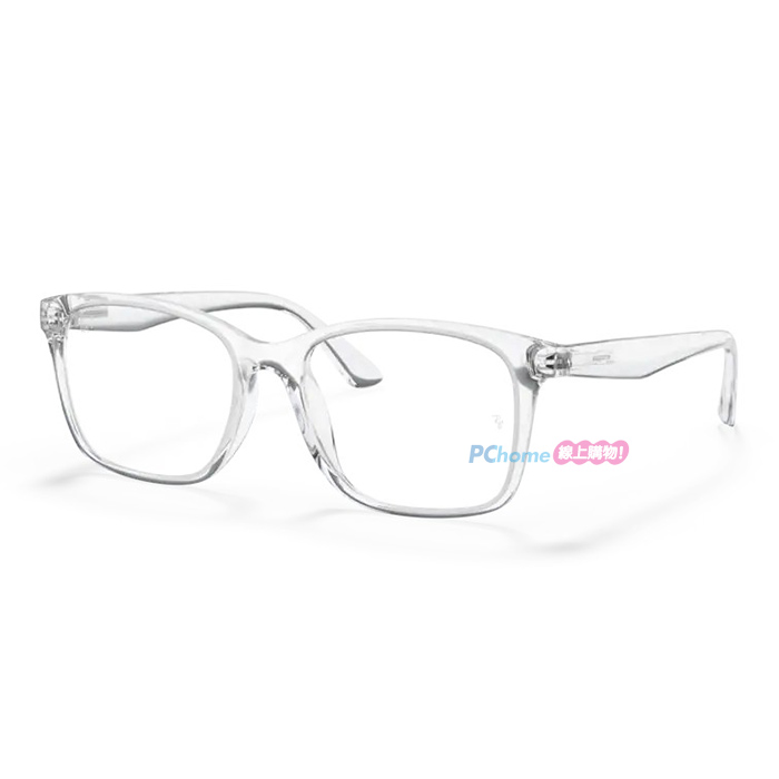 【RayBan】雷朋 光學鏡框 RX7059D 2001 55mm 方形鏡框 膠框眼鏡 透明框眼鏡