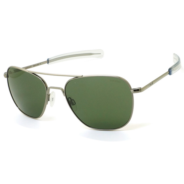 【RANDOLPH】墨鏡太陽眼鏡 AF146 58mm 槍黑框 綠鏡片AR 美國製 軍規認證 飛官款墨鏡