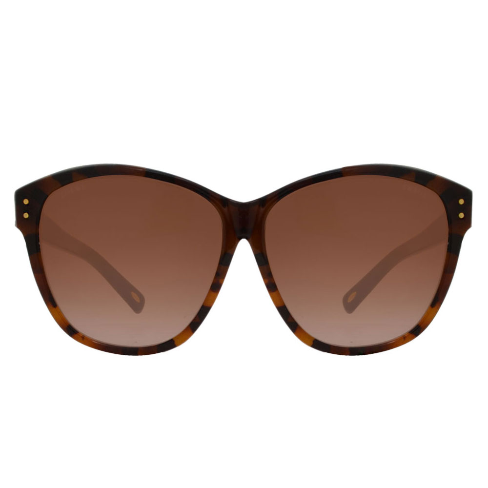 LOEWE 西班牙皇室品牌羅威大理石面奢華花片太陽眼鏡(黃) SLW805-0961
