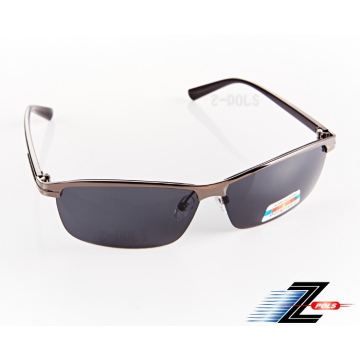 【視頂Z-POLS駭客任務帥氣款】頂級鋁鎂合金輕量設計質感銀黑 寶麗來偏光太陽眼鏡！新上市！