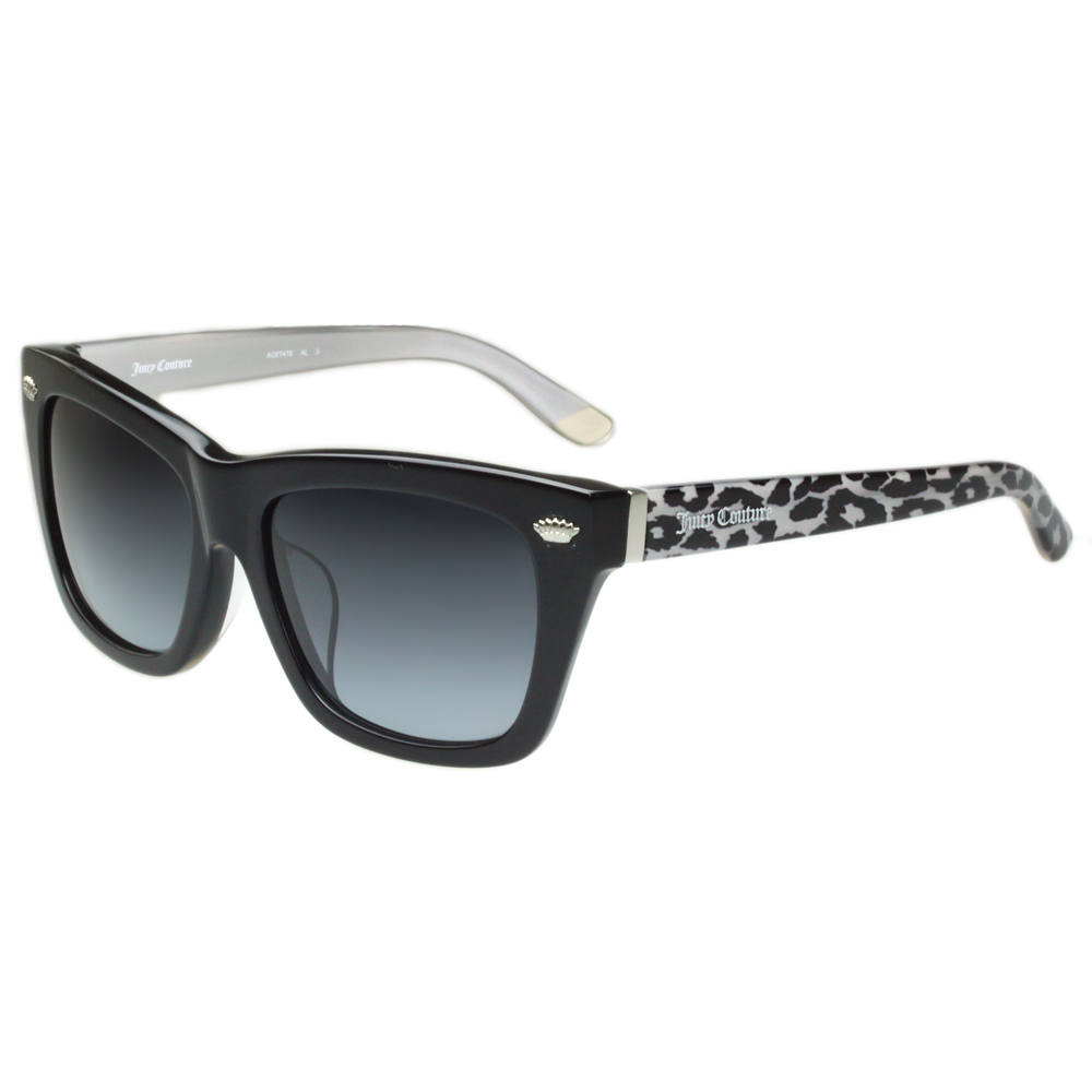 Juicy Couture 豹紋個性粗版 太陽眼鏡(黑色)JUC548FS