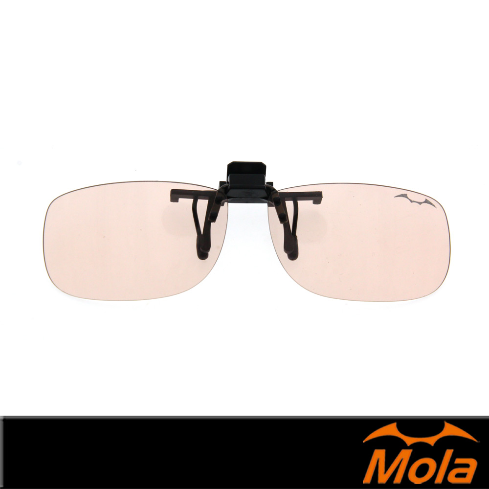 MOLA 摩拉濾藍光/防藍光/抗藍光 眼鏡夾片 鏡片 可上掀 非鍍膜 手機 電腦 Ta-c131br