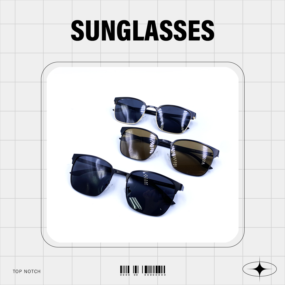 GUGA 偏光金屬太陽眼鏡 個性潮人款 UV400 抗紫外線 不鏽鋼框腳 19099