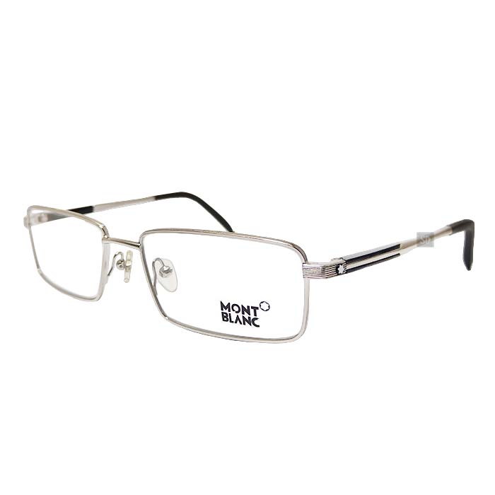 【MONTBLANC】萬寶龍 光學鏡框眼鏡 MB340 016 長方形鏡框 銀 55mm