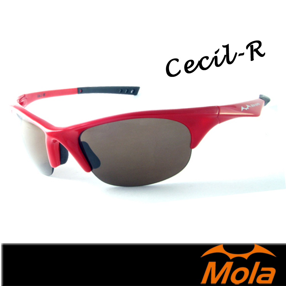 MOLA摩拉品牌6-11歲兒童運動太陽眼鏡 UV400 抗UV 跑步 棒球 男女Cecil-r