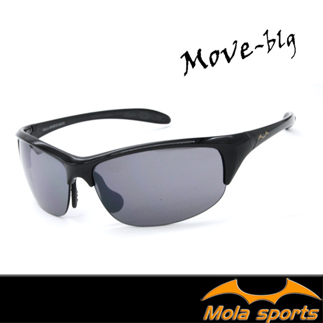 MOLA摩拉超輕量運動太陽眼鏡 22g UV400 男女 安全防護鏡片 高爾夫 跑步 自行車 Move-blg