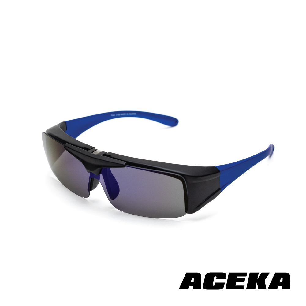 【ACEKA】隕石黑運動太陽眼鏡-掀蓋式 (TRENDY 休閒運動系列)