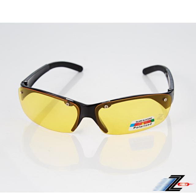 【視鼎Z-POLS】輕量超彈性抗UV400 Polarized寶麗來夜用黃偏光運動眼鏡