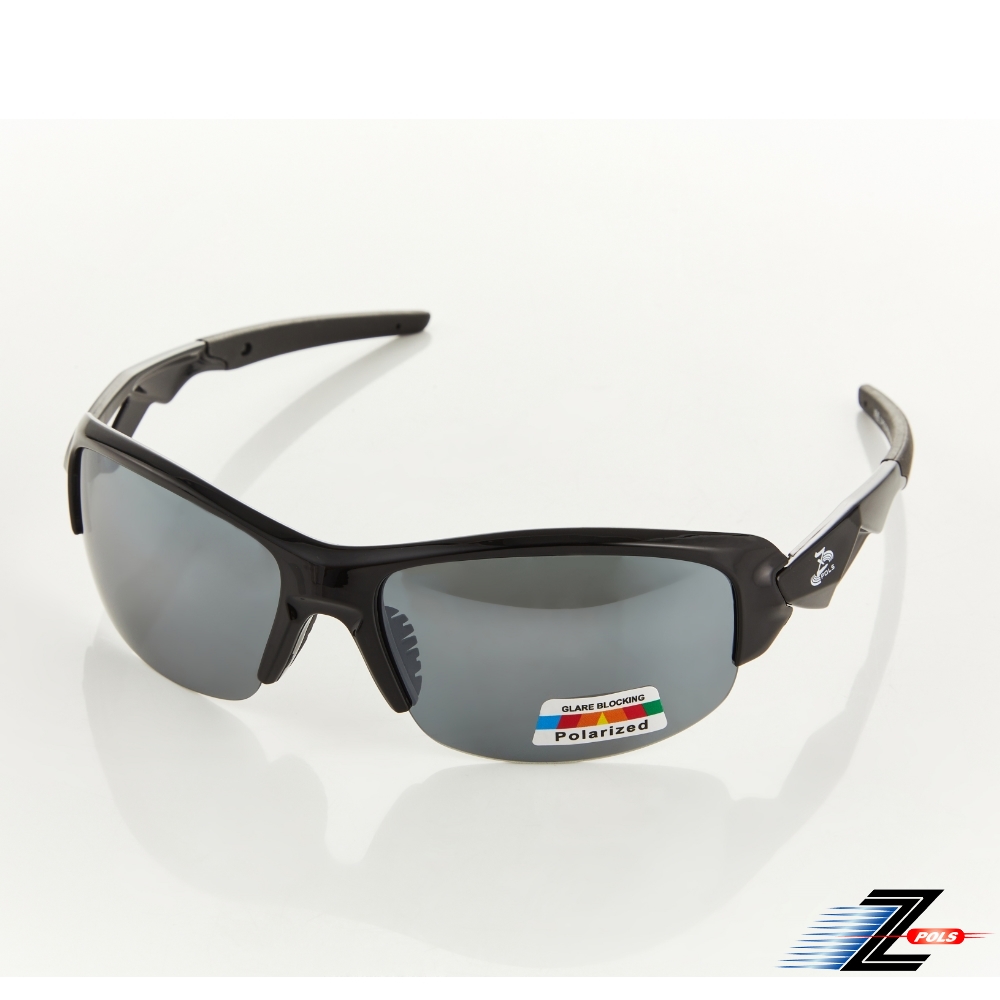 Z-POLS 新一代 PRO款帥氣頂級Polarized強抗UV400電鍍水銀黑偏光運動太陽眼鏡(超舒適配戴感抗UV400)