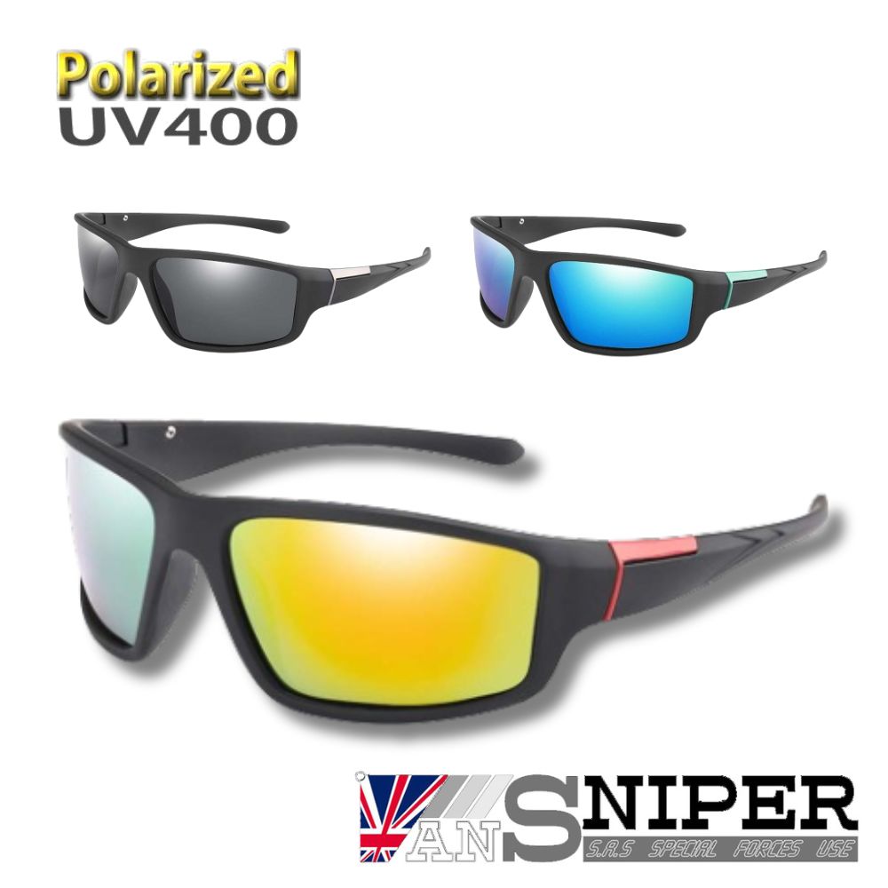 [英國ansniper SP-KP011-1906 / UV400-保麗萊偏光REVO鏡片戶外專業騎行男士抗UV偏光太陽眼鏡