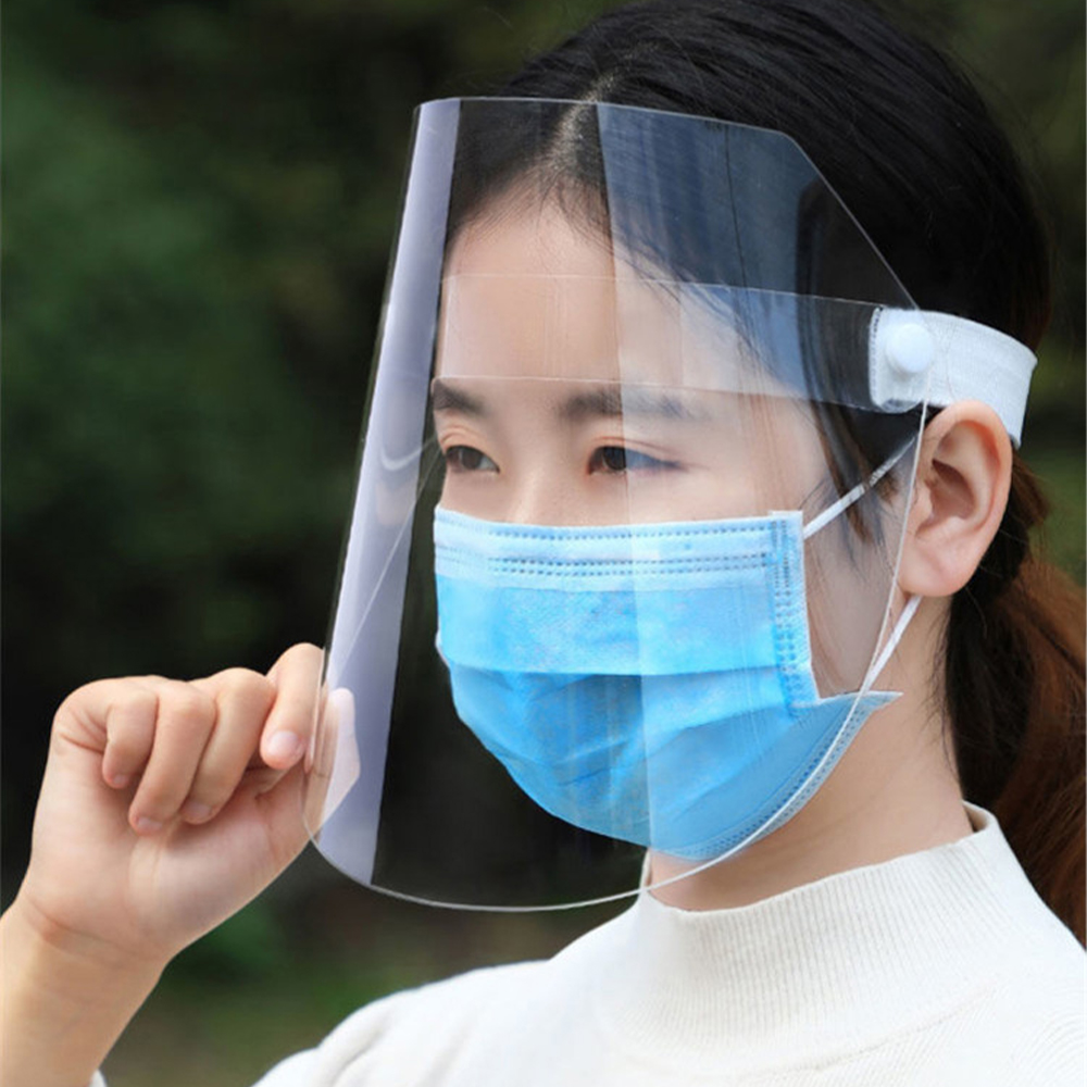 【CS22】全臉防飛沫透明防護面罩-3入