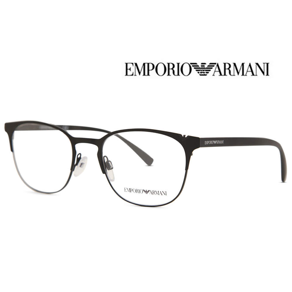 EMPORIO ARMANI 亞曼尼 輕量設計 時尚複合光學眼鏡 EA1059 3001 霧黑 公司貨
