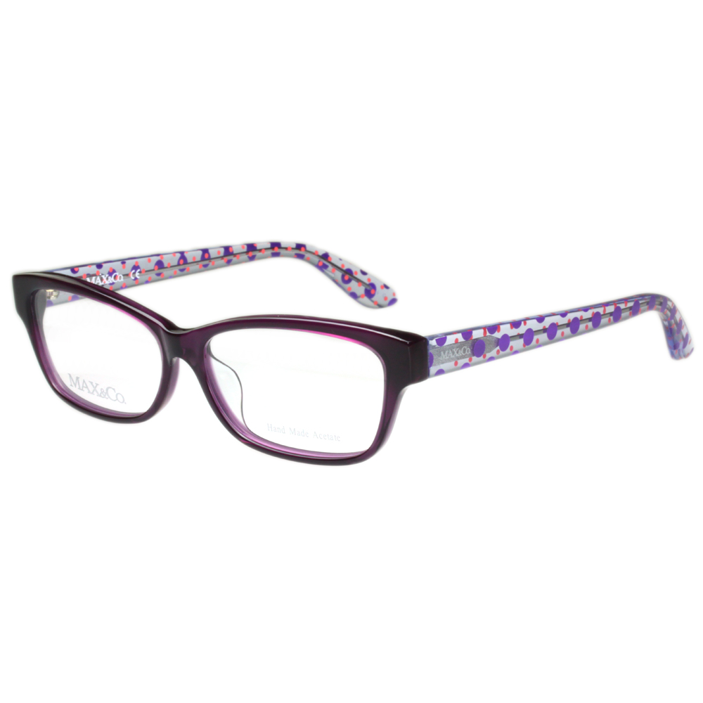MAX&CO. 時尚光學眼鏡(紫紅色)MAC4055F