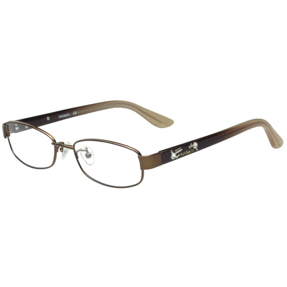 MAX&CO. 時尚光學眼鏡(咖啡色)MAC4563F