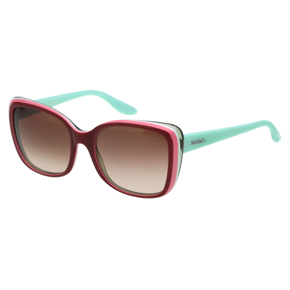MAX&CO. 時尚太陽眼鏡 (暗紅色)MAC166S