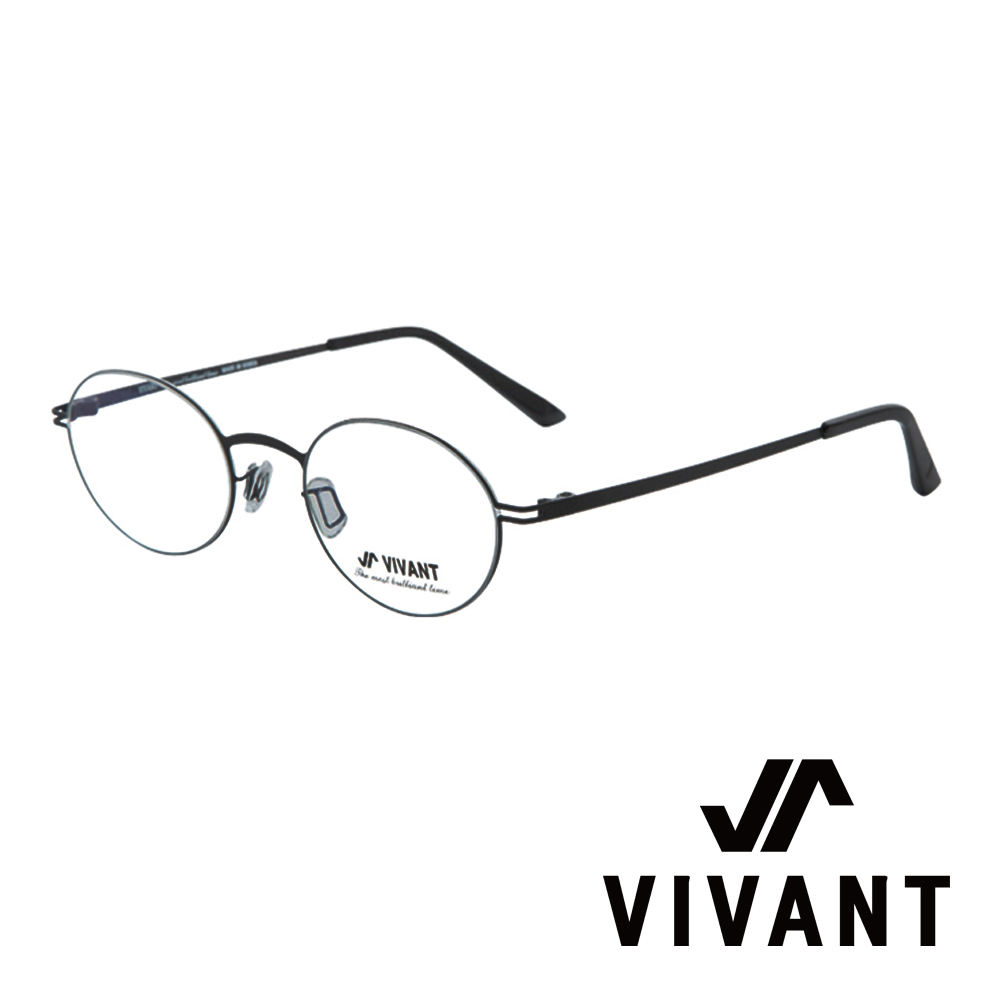VIVANT 韓系小圓框 光學眼鏡．黑【COMME C1】