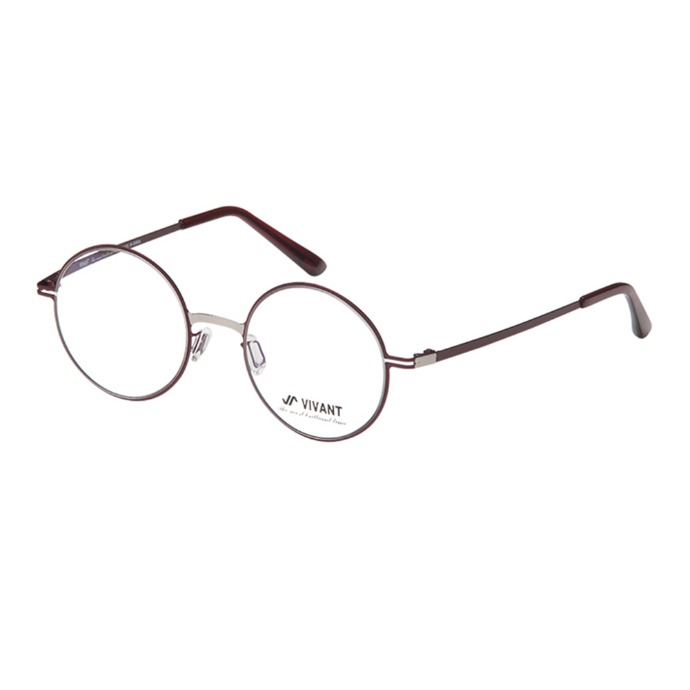 【VIVANT】韓國 正圓框 文青系列 光學眼鏡(．個性酒紅 primier-II C3)