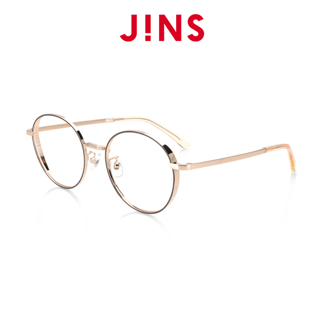 【JINS】 零失誤百搭經典眼鏡(AMMF19S275)湖水綠金