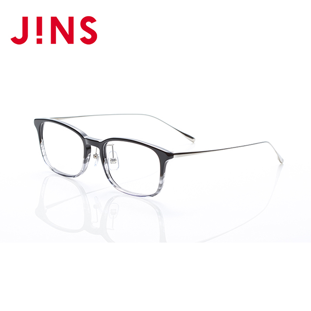 【JINS】 日本製鯖江職人手工眼鏡(AUDF20A058)霧黑