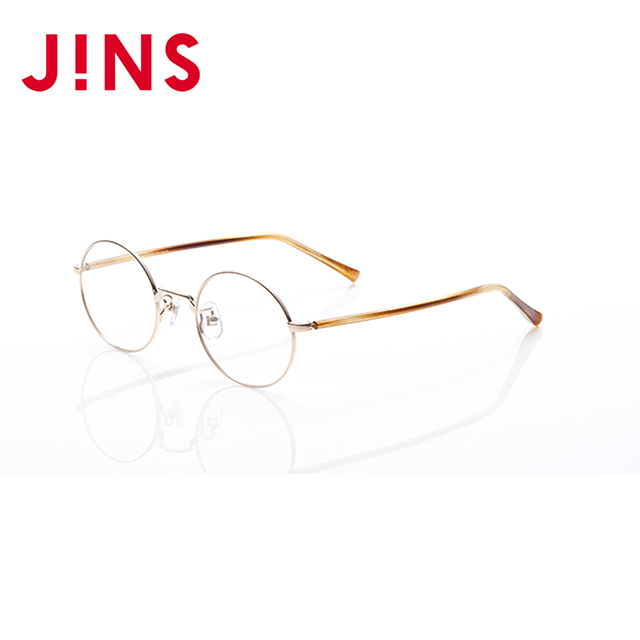 【JINS】 日本製鯖江職人手工眼鏡(AUTF20A063)金色