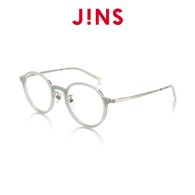 【JINS】 都會城市質感眼鏡(特ALRF18S037)淡藍綠