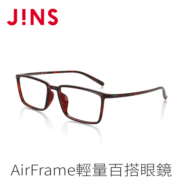 JINS AirFrame輕量百搭眼鏡(AMRF18S245)木紋棕