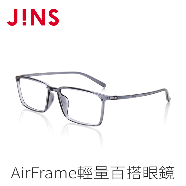 JINS AirFrame輕量百搭眼鏡(AMRF18S245)透明灰