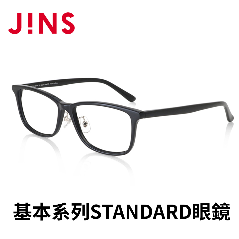 JINS 基本系列STANDARD眼鏡_(MCF-22A-233)黑色