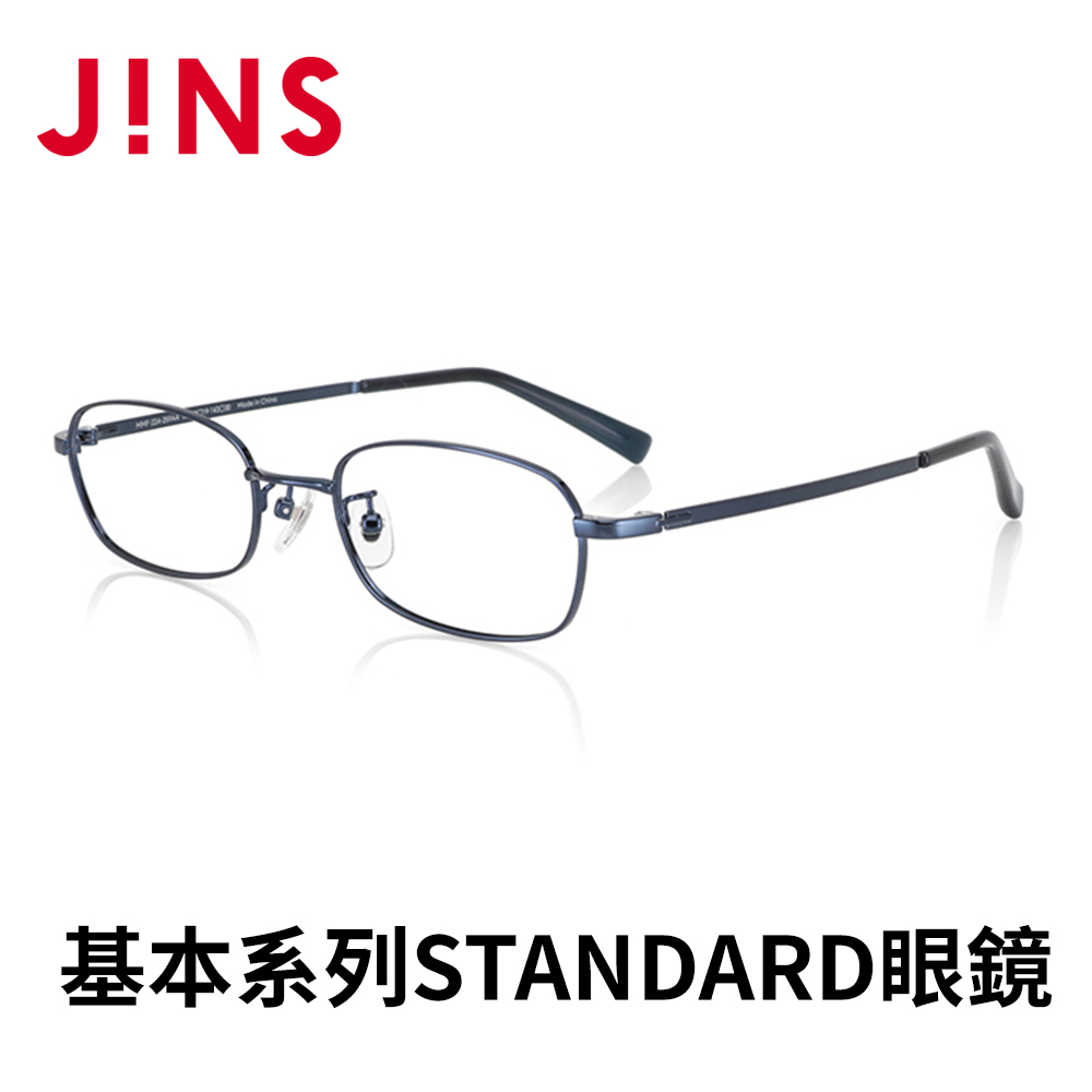 JINS 基本系列STANDARD眼鏡_(MMF-22A-259)海軍藍