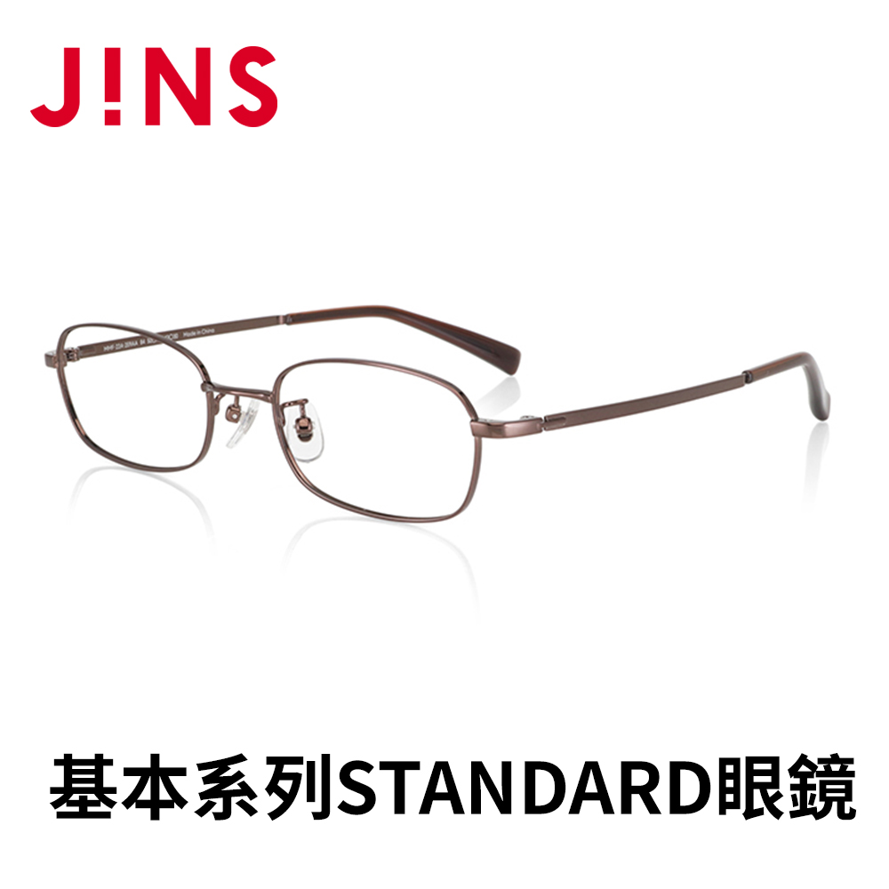 JINS 基本系列STANDARD眼鏡_(MMF-22A-259)金銅