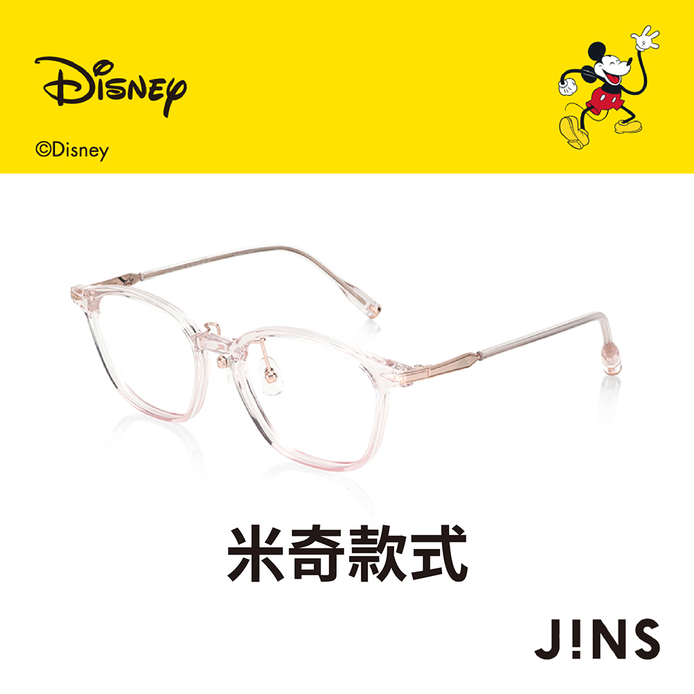JINS迪士尼米奇米妮系列第二彈-米奇款式眼鏡(URF-23A-112)透明粉紅