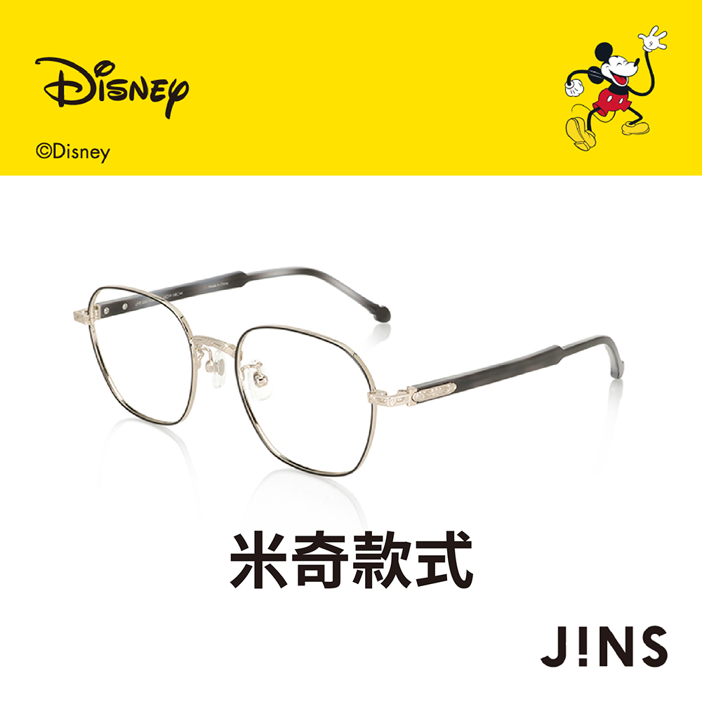 JINS迪士尼米奇米妮系列第二彈-米奇款式眼鏡(UMF-23A-113)黑金