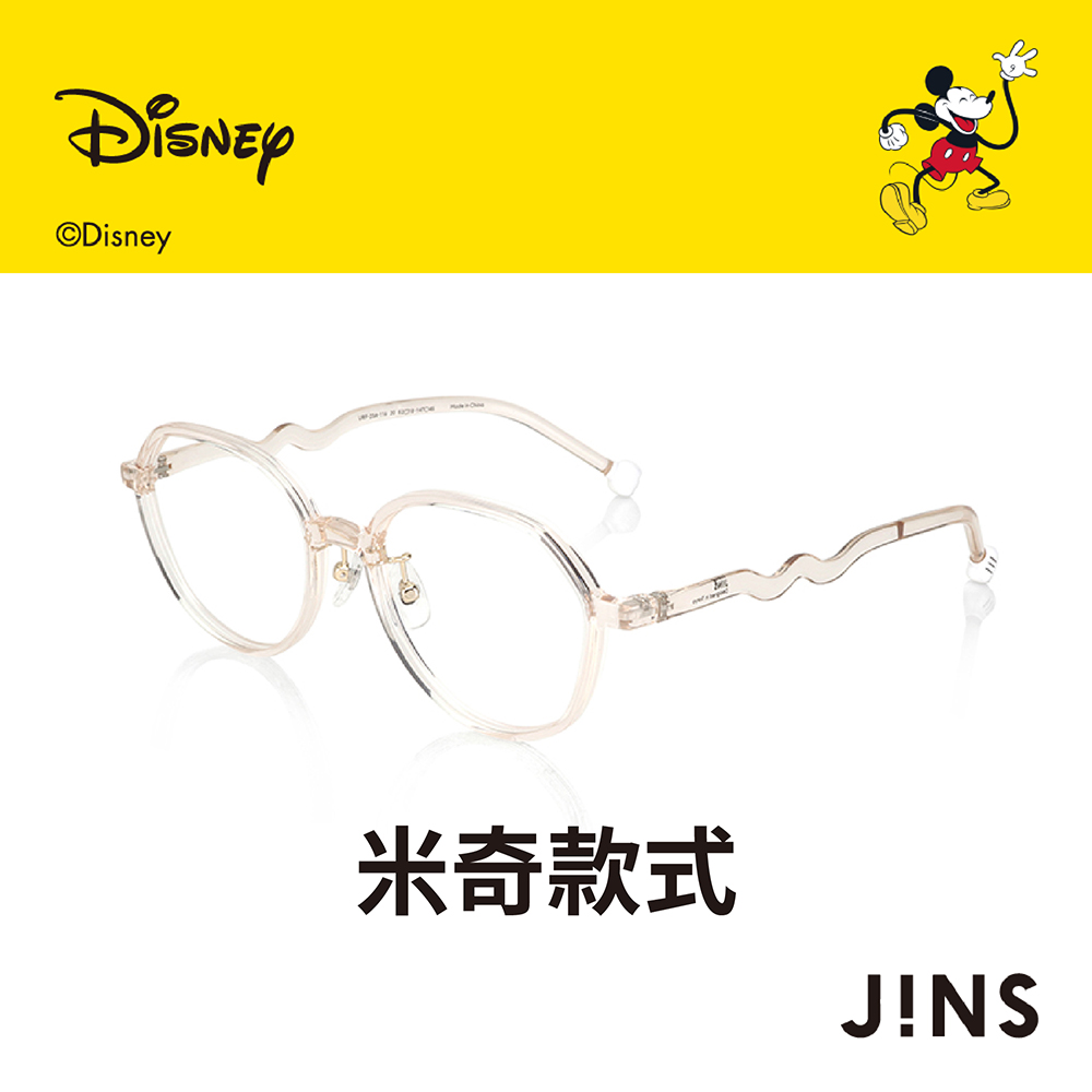 JINS迪士尼米奇米妮系列第二彈-米奇款式眼鏡(URF-23A-116)透明粉黃