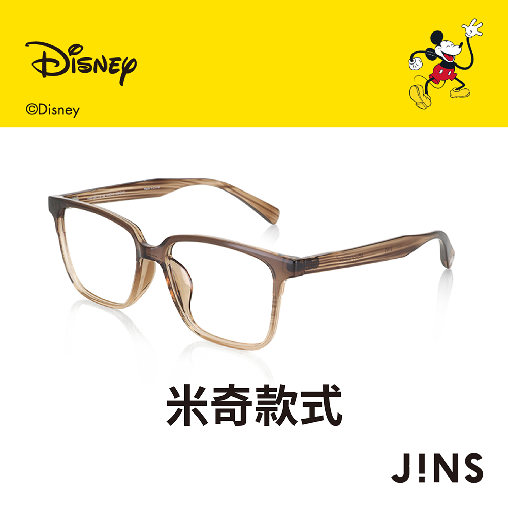 JINS迪士尼米奇米妮系列第二彈-米奇款式眼鏡(MRF-23A-118)木紋淺棕