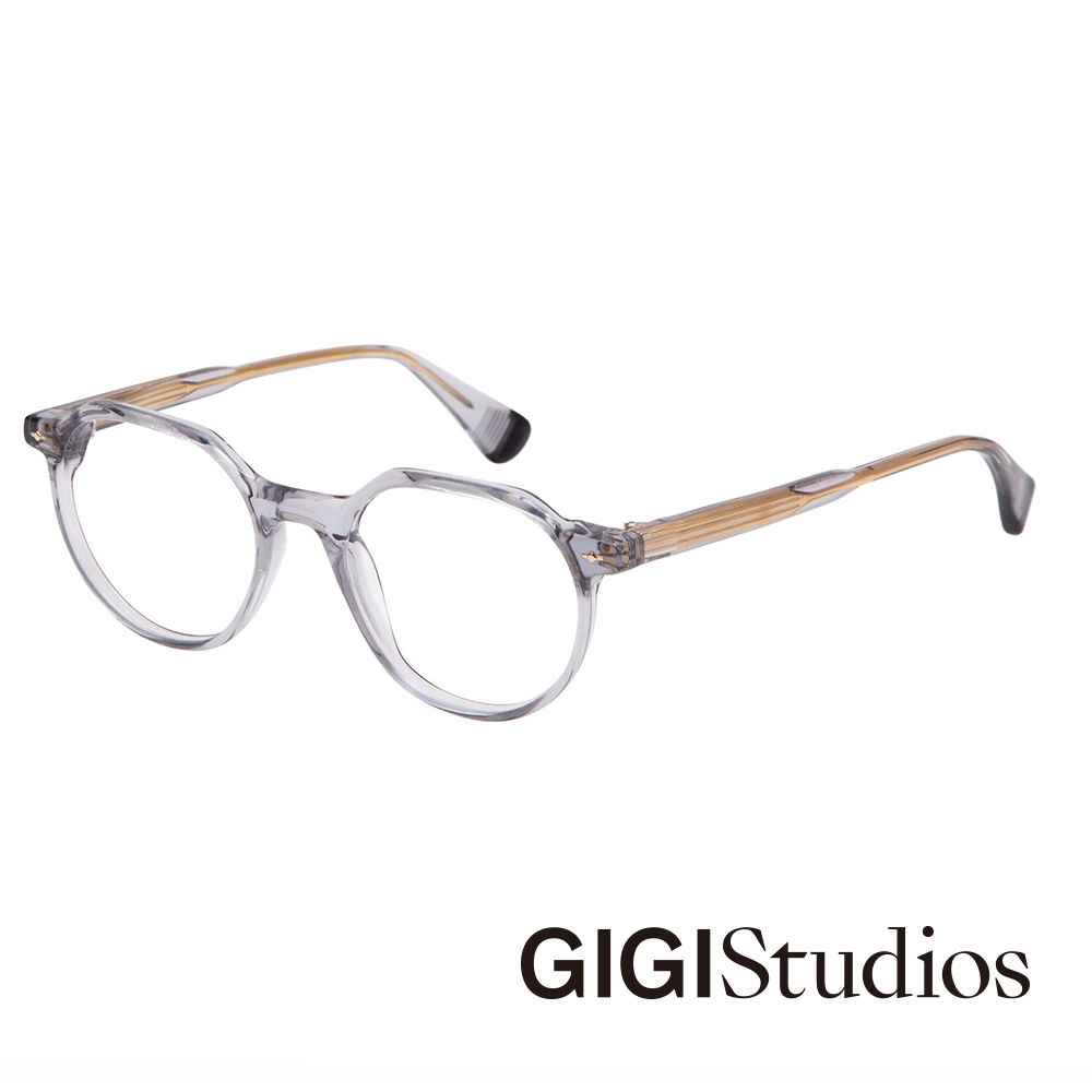 【GIGI Studios】水平金飾光學眼鏡(透明 - LYNCH-65501/4)