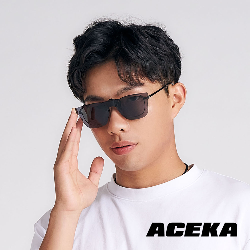 【ACEKA】復古貓眼石墨黑磁吸式夾片 (METRO 夾式系列)