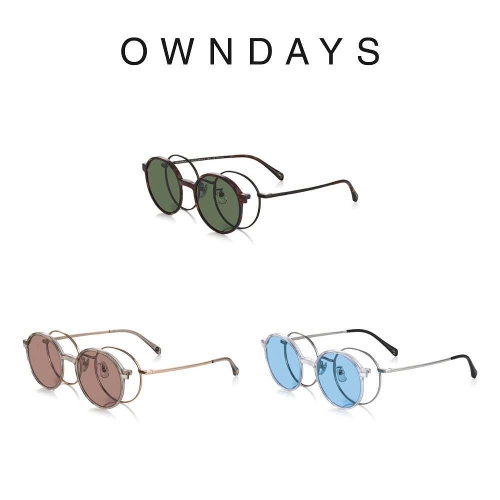OWNDAYS SNAP系列磁吸式兩用光學偏光墨片鏡框 (SNP1019N-3S)