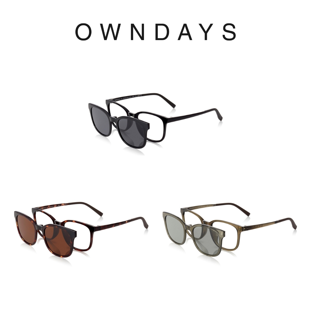 OWNDAYS SNAP系列磁吸式兩用光學偏光墨片鏡框 (SNP2013N-2S)