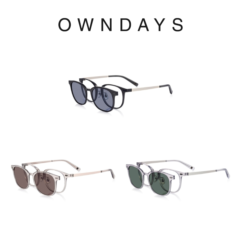 OWNDAYS SNAP系列磁吸式兩用光學偏光墨片鏡框 (SNP2018N-4S)