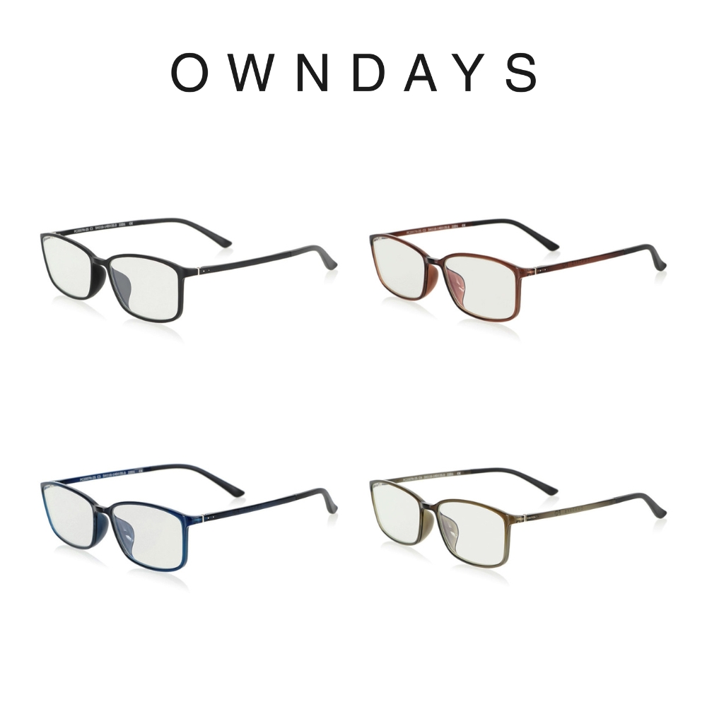 OWNDAYS PC系列現成無度數抗藍光眼鏡(PC2007N-2S)