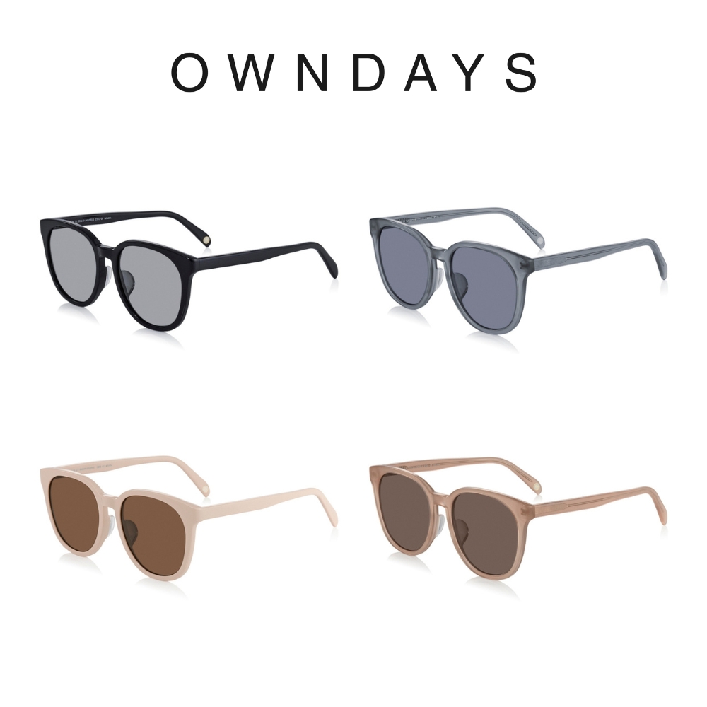 OWNDAYS 個性方形墨鏡(SUN8008B-3S)