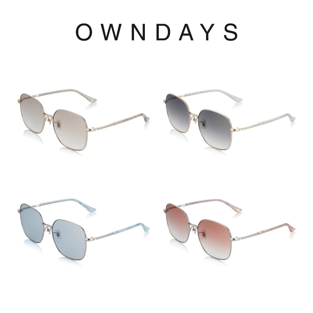 OWNDAYS 個性方形框墨鏡(SUN1062T-1S)