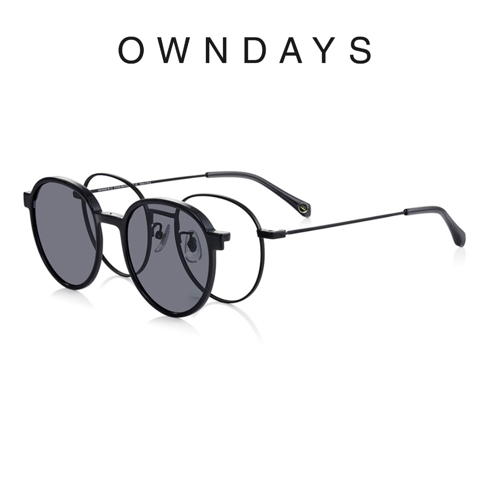 OWNDAYS SNAP系列磁吸式兩用光學偏光墨片鏡框(SNP1024N-4S C1)