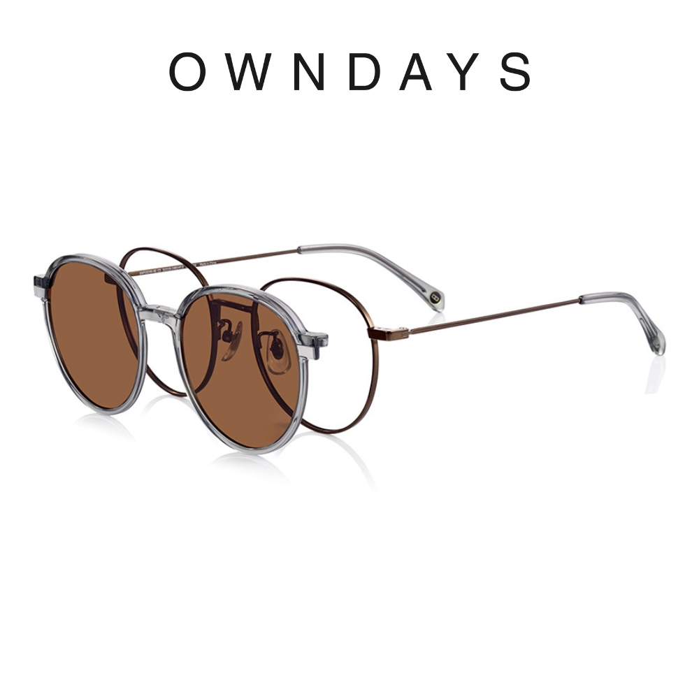 OWNDAYS SNAP系列磁吸式兩用光學偏光墨片鏡框(SNP1024N-4S C3)