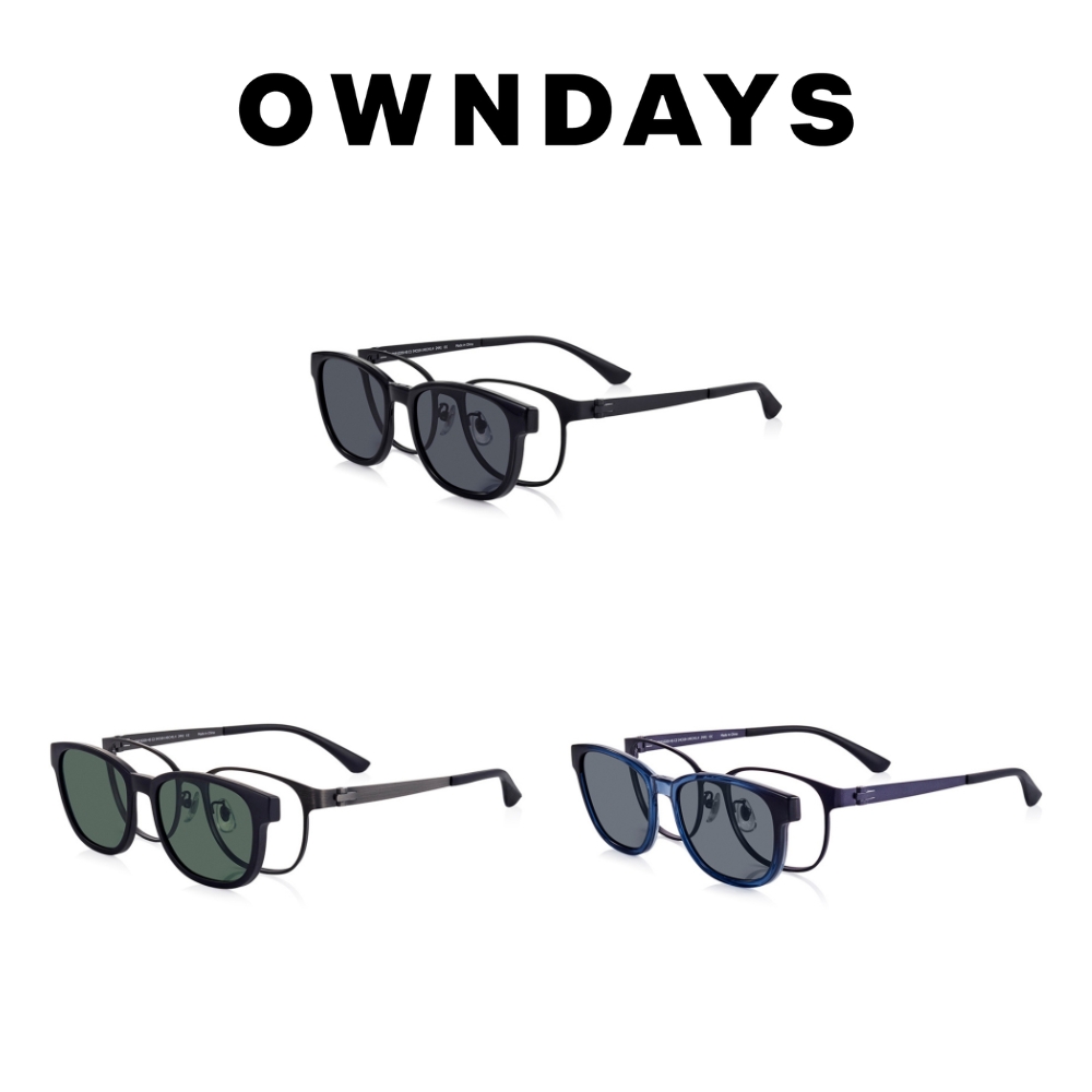 OWNDAYS SNAP系列磁吸式兩用光學偏光墨片鏡框(SNP1020X-4S)