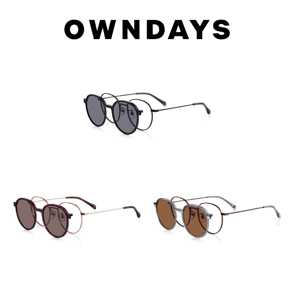 OWNDAYS SNAP系列磁吸式兩用光學偏光墨片鏡框(SNP1024N-4S)